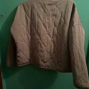 Sandy Brown Double Pocketed Button down Boutique Jacket